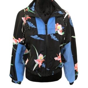 Levi's Womens Tropical Windbreaker Jacket Lightweight Quarter Zip Sz S